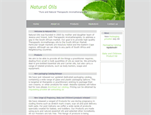 Tablet Screenshot of naturaloils.co.za